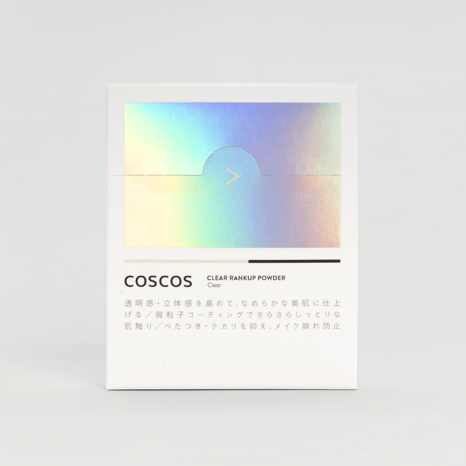 COSCOS クリアランクアップパウダー クリア　パッケージ
